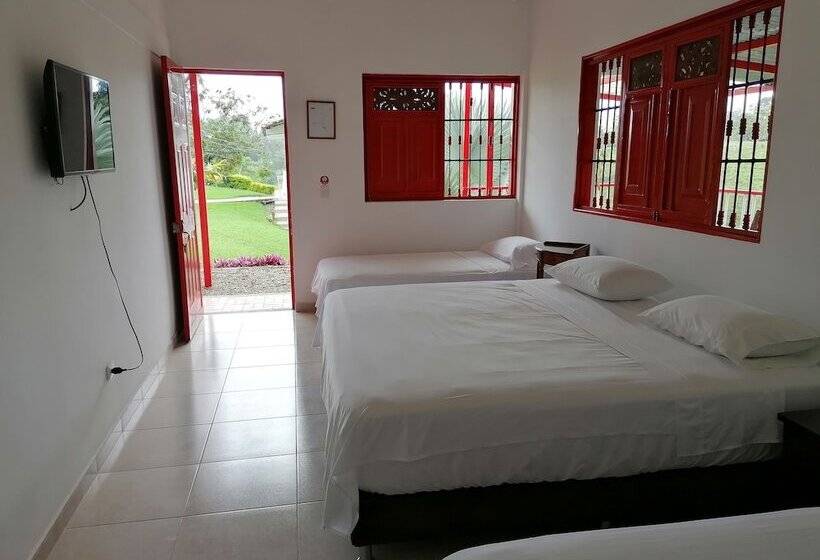Quarto Familiar, Finca Hotel Santana Campestre Quindio