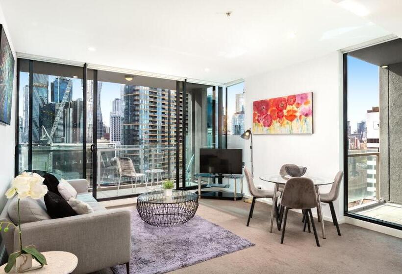 Апартаменты 1 Спальня Вид на Город, Waterfront Melbourne Apartments