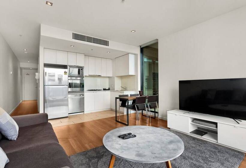 Апартаменты 1 Спальня Вид на Город, Waterfront Melbourne Apartments