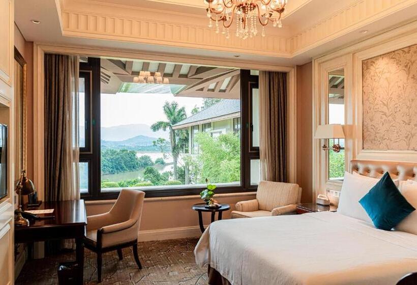 חדר דחוקס עם מיטת קינג, Carp Islet Resort Fuzhou