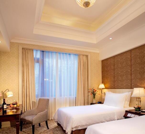 חדר דלוקס נוף לגינה, Carp Islet Resort Fuzhou