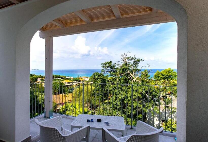 اتاق سه نفره دلوکس با چشم‌انداز دریا, Park Oasi Resort