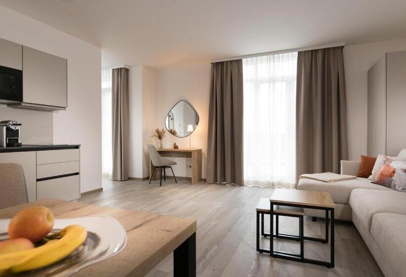 高级家庭房间, Atrium Apart Hotel Brühl