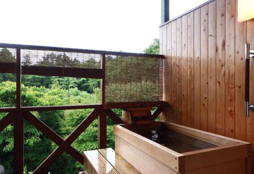 Люкс с гидромассажем, Izuna Inn & Spa   The Veggie Delights