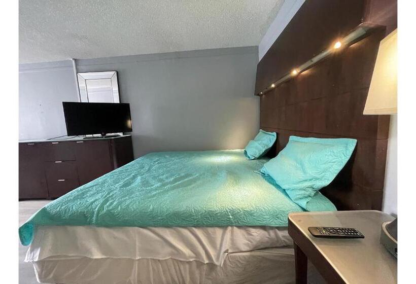 اتاق استاندارد با تخت بزرگ, Lamplighter Inn By Oyo Charlotte Airport Area