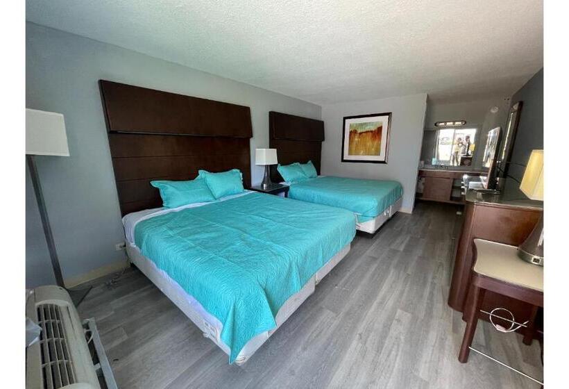 اتاق استاندارد با 2 تخت دوبل, Lamplighter Inn By Oyo Charlotte Airport Area