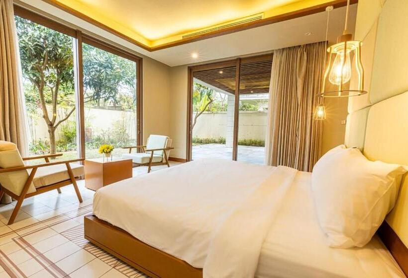 آپارتمان 1 خوابه با چشم‌انداز باغ, The Victoria Resort Sam Son