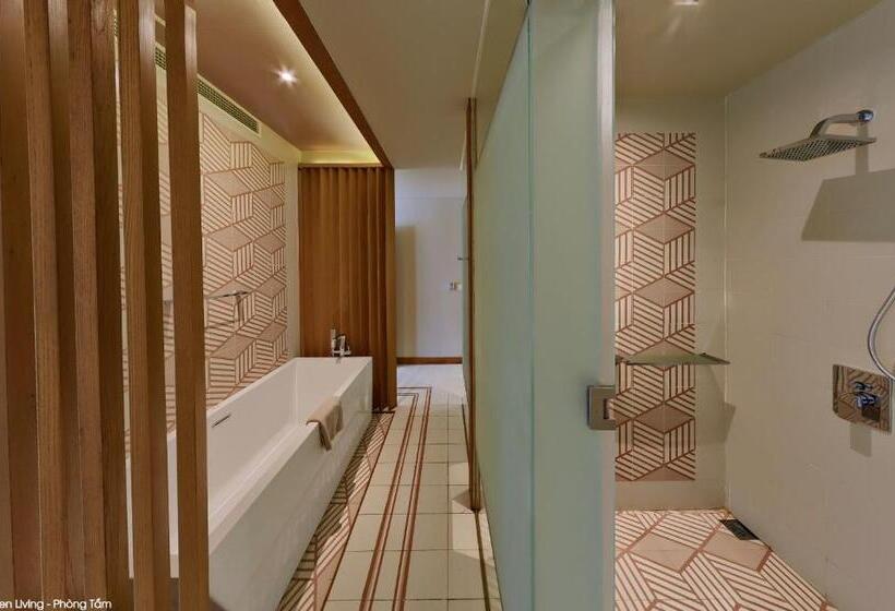 آپارتمان 1 خوابه با چشم‌انداز باغ, The Victoria Resort Sam Son