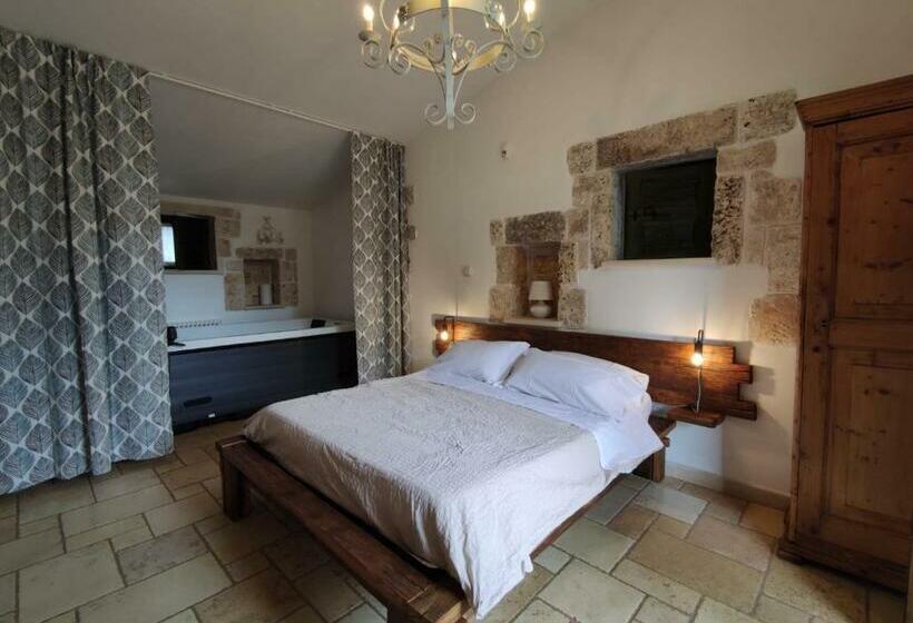 Suíte com Hidromassagem, Masseria Rosa Trulli Relais