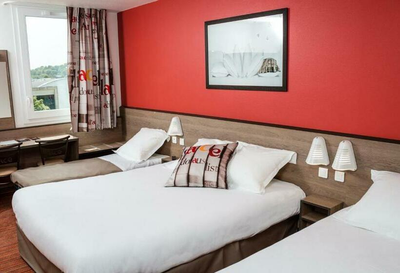 4인용 스탠다드 룸, Ace Hôtel Caen Nord Mémorial