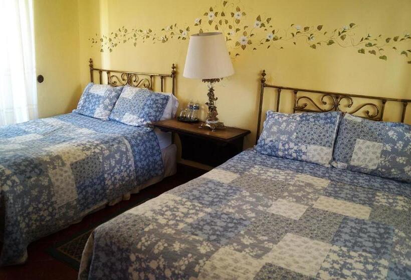 ２ダブルベッドのスタンダードルーム, La Casa Azul Huasca & Restaurante La Terraza