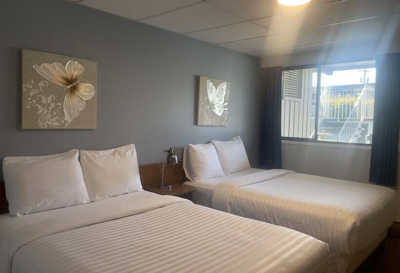 Номер Стандарт 2 Двуспальные Кровати, Departure Bay Motel
