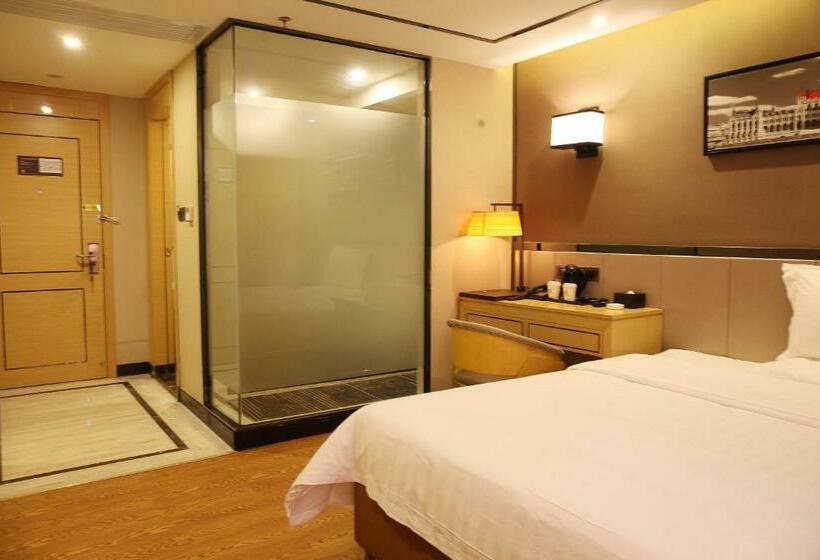 带2个双人床的标准工作室, 7days Dongguan Tangxiayin Square Walmart