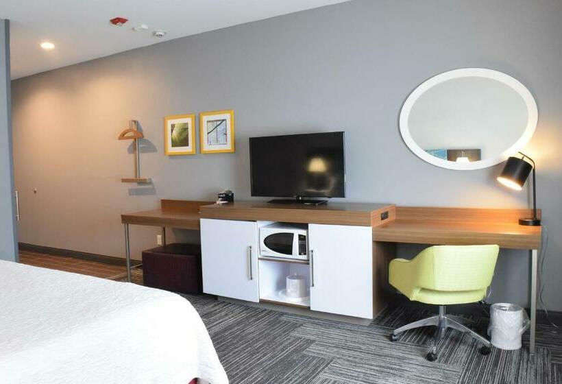 キングサイズベッドのスタンダードルーム, Hampton Inn Buffalohamburg