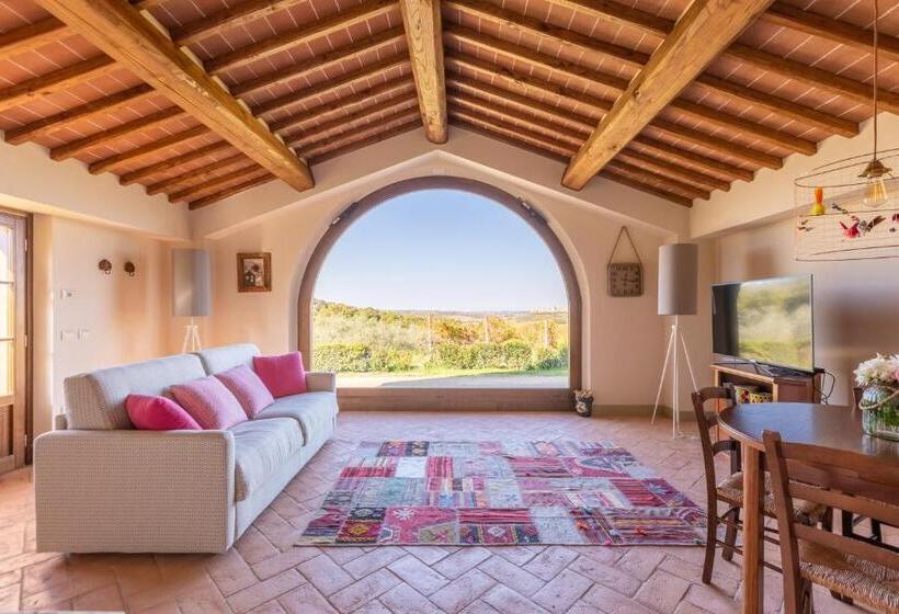 آپارتمان 1 خوابه با چشم‌انداز باغ, Borgo De Brandi