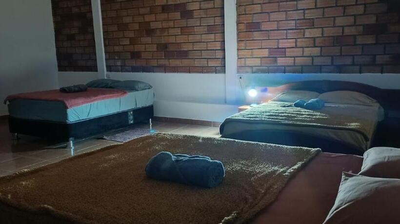 חדר סטנדרט לשלושה עם נוף לבריכה, Tiktoker Lodge