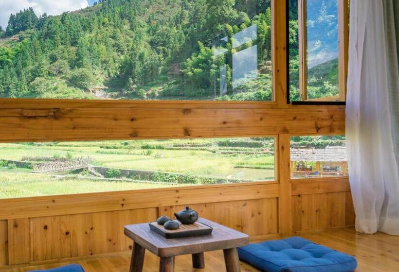 带大床的标准间, 肇兴溪舍山堂 Creekside Inn