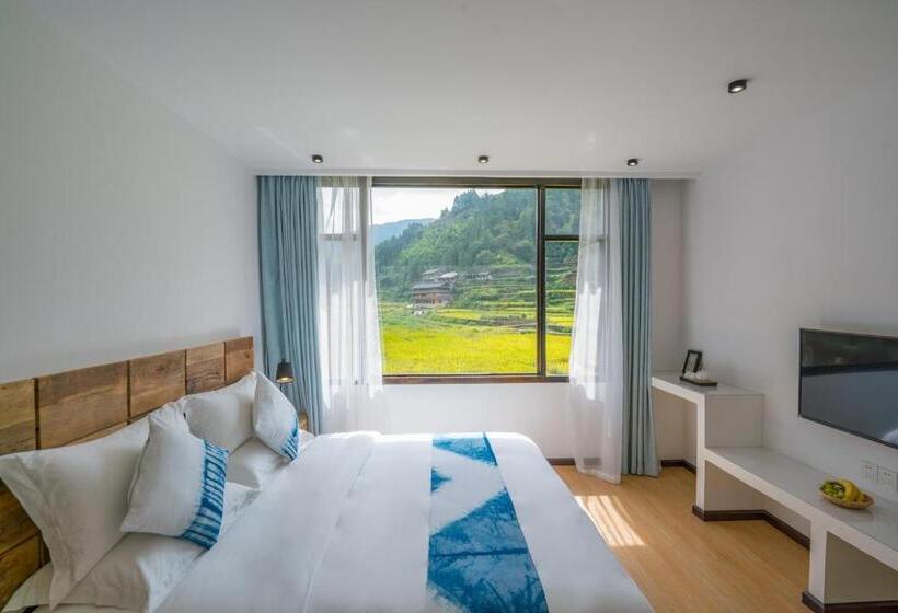 اتاق استاندارد با چشم‌انداز کوهستان, 肇兴溪舍山堂 Creekside Inn