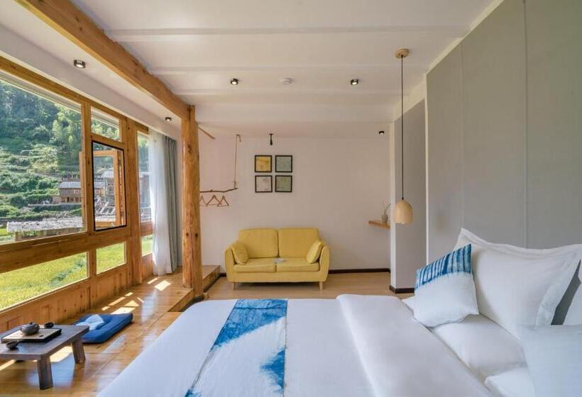 اتاق استاندارد با چشم‌انداز کوهستان, 肇兴溪舍山堂 Creekside Inn