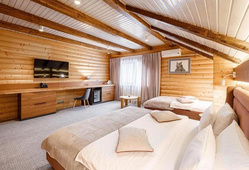 침실 3개 아파트, ведмежа гора Family Resort & Spa