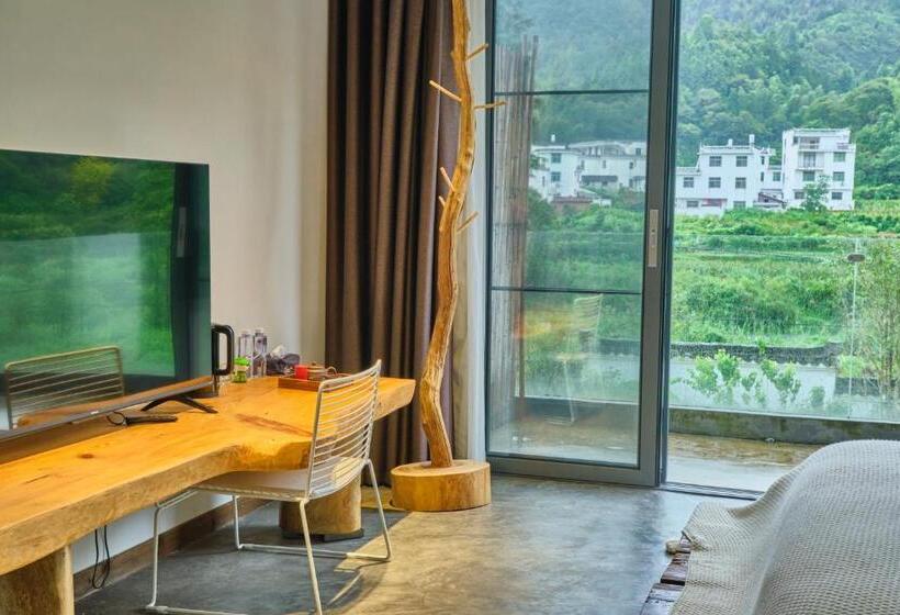 Стандартный Номер Кровать Кинг, Nature Cure Village Lodge 婺源自在舍民宿