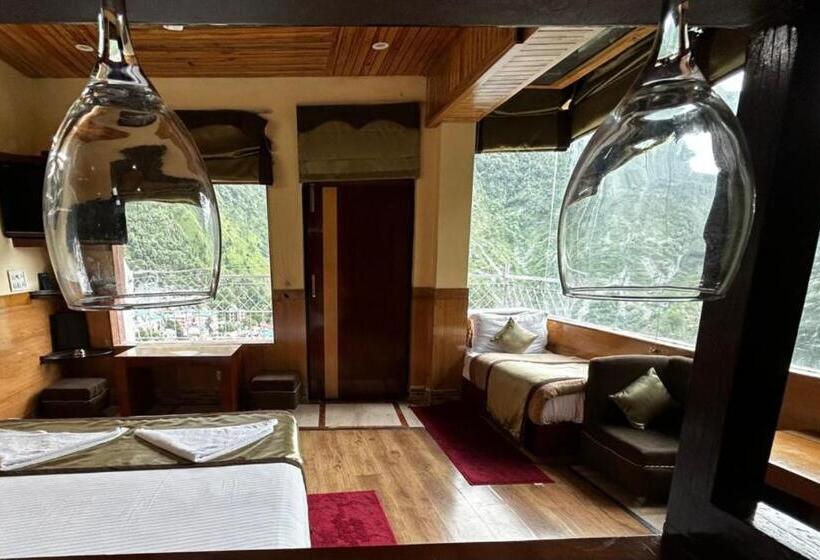 豪华家庭房间, Goroomgo Hotel Gandhi S Paradise Dharamshala