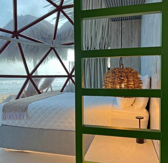 اتاق خانوادگی با چشم‌انداز دریا, Almare Zonte   Beachfront Glamping