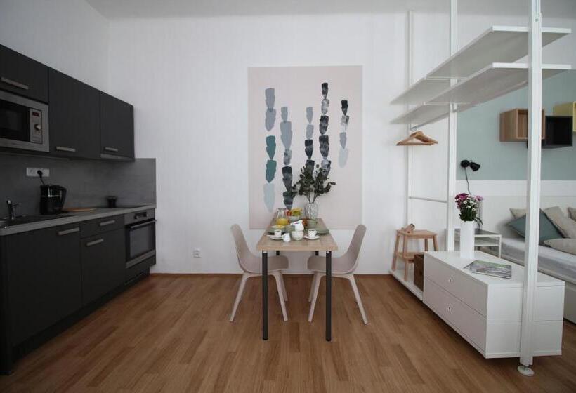 带1个卧室的豪华公寓, 7 Nights Apartments Dominikánské N