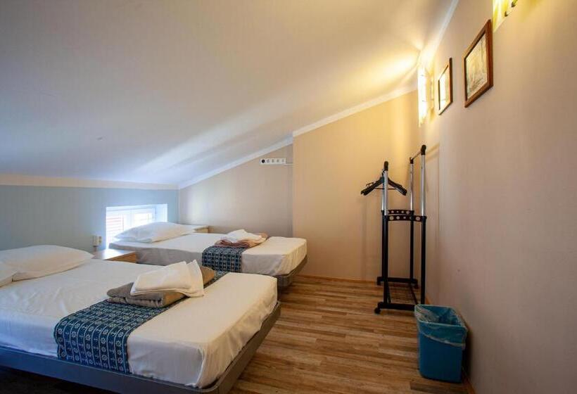 اتاق استاندارد سه تخته با سرویس بهداشتی مشترک, Hostel Adriatic Piran