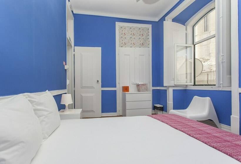 غرفة قياسية حمام مشترك, 5 Sins Chiado Hostel
