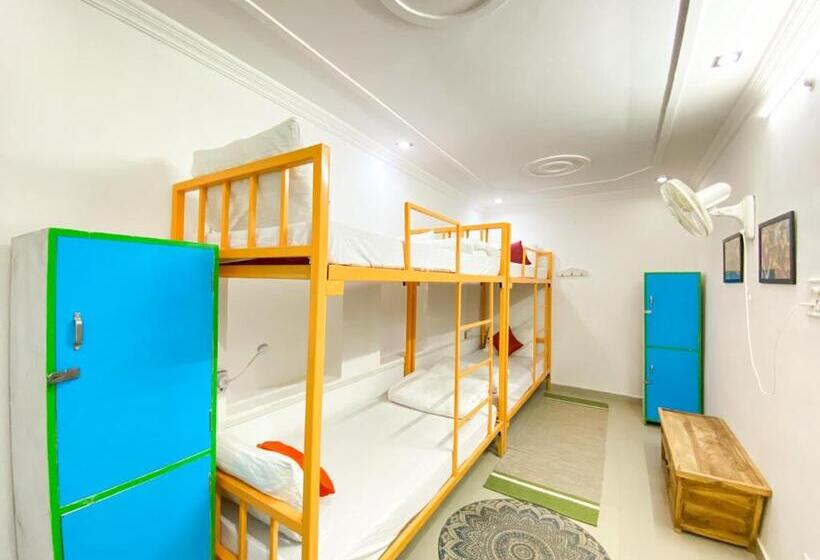 共用房间的床, Jaisalmer Hostel Crowd