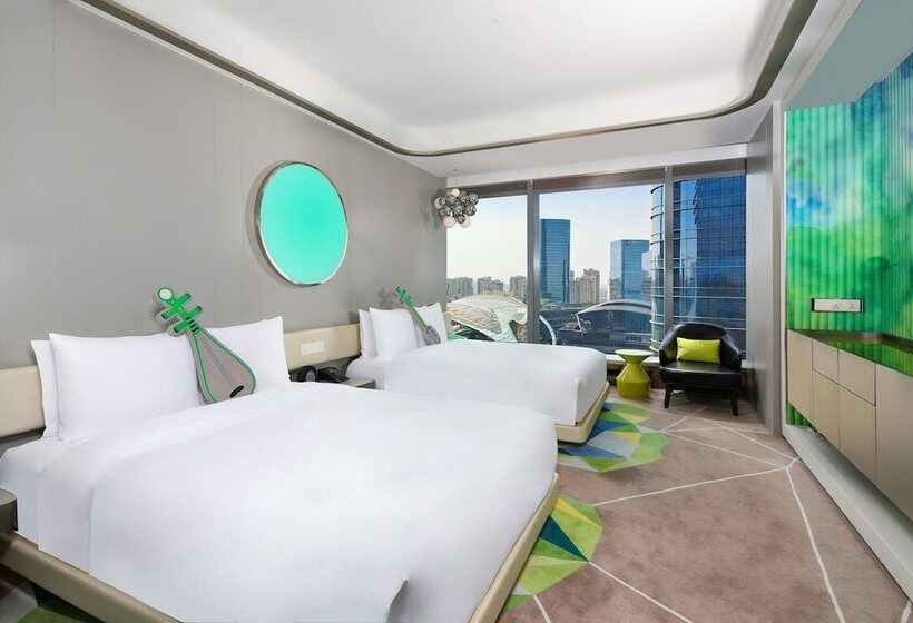 اتاق استاندارد با 2 تخت دوبل, W Suzhou   Jinji Lake