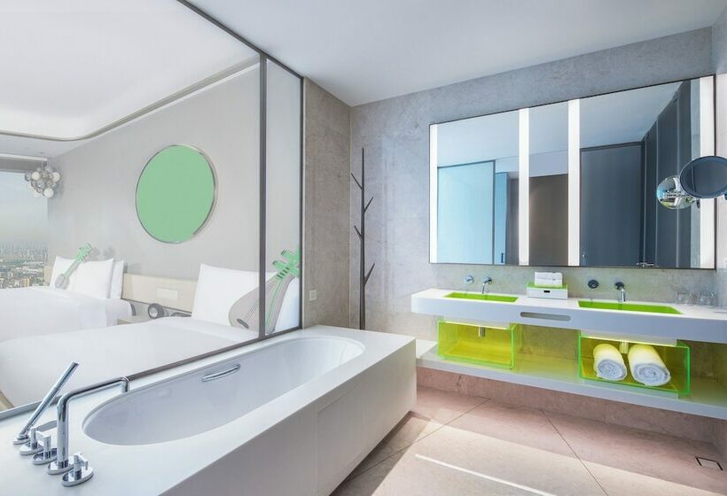 اتاق استاندارد با 2 تخت دوبل, W Suzhou   Jinji Lake