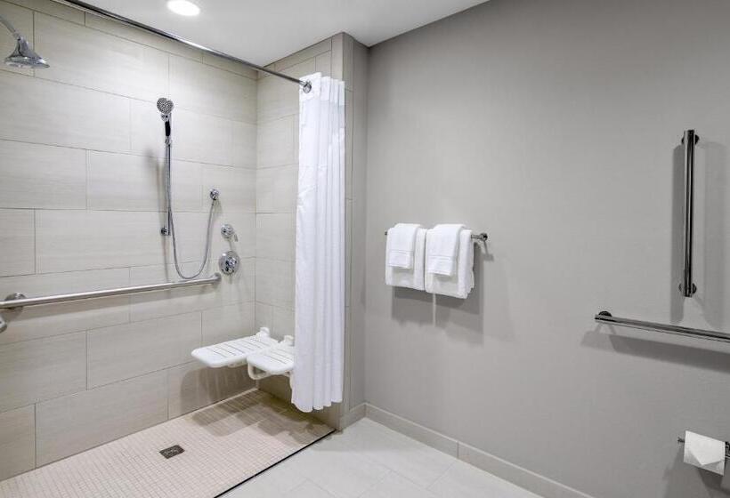 残疾人使用的带特大床的标准间, Holiday Inn Express & Suites Lubbock Central   Univ Area, An Ihg