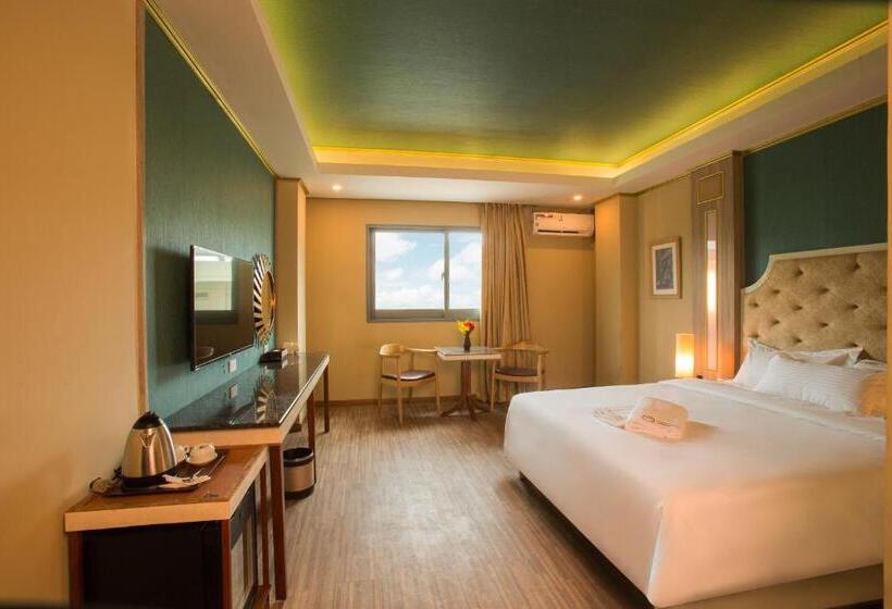 디럭스 룸 킹사이즈 침대, Appleton Boutique Hotel Mactan Cebu