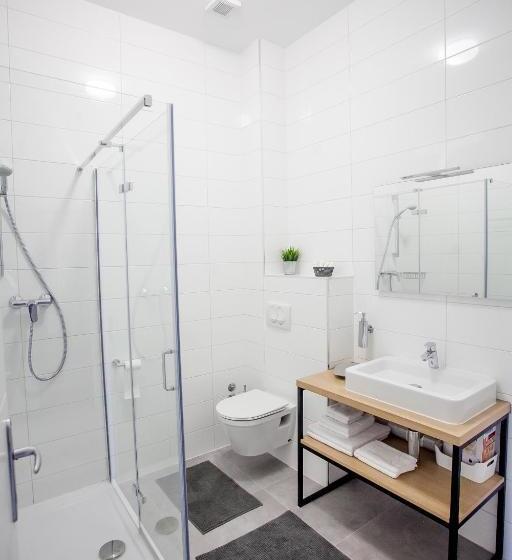 اتاق استاندارد با چشم‌انداز شهر, Zagreb City Vibe Apartments & Rooms