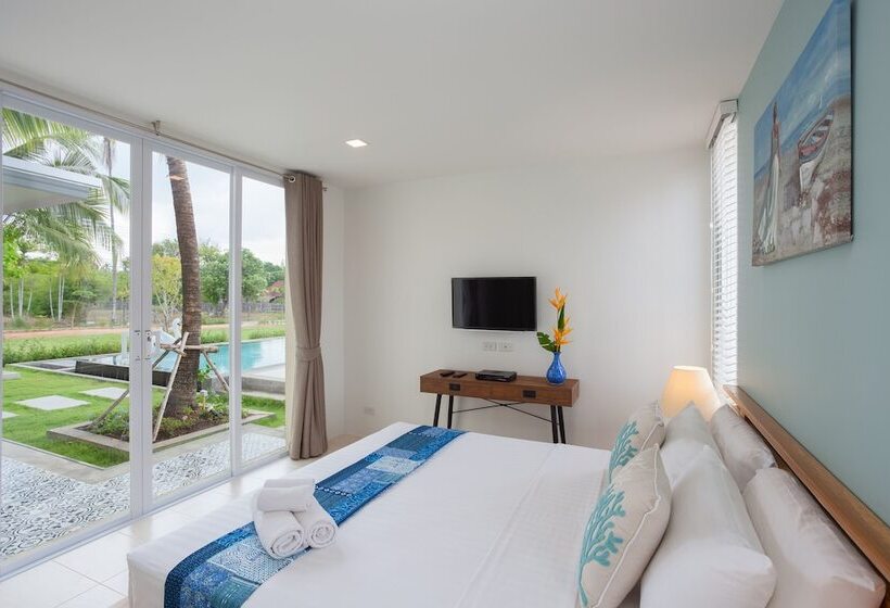 Вилла с 1 спальней и бассейном, Fisherman Way Beach Villa