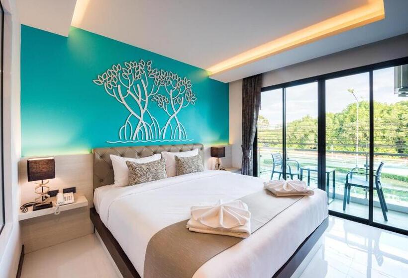 스탠다드 룸 킹사이즈 침대, River Front Krabi