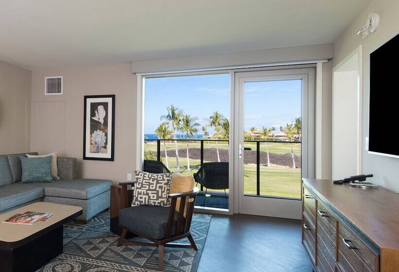 Люкс Deluxe 2 Спальни, Hilton Grand Vacations Club Ocean Tower Waikoloa Village