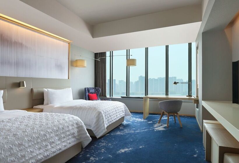 Номер Стандарт 2 Двуспальные Кровати, Le Méridien Hangzhou, Binjiang
