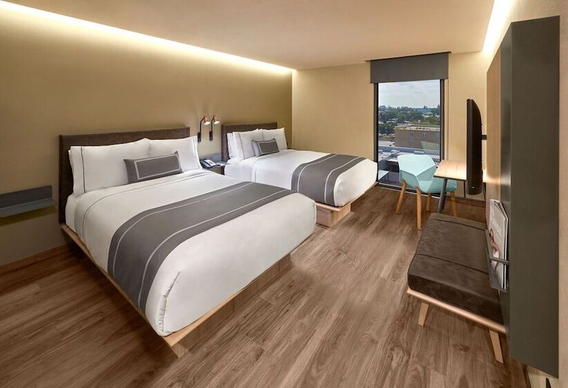 ２ダブルベッドのスタンダードルーム, City Express Plus By Marriott Tampico