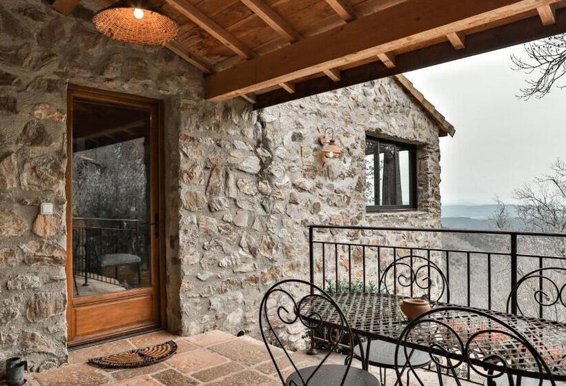 Апартаменты 1 Спальня с Террасой, Maison D'hôtes Le Hameau De La Mûre