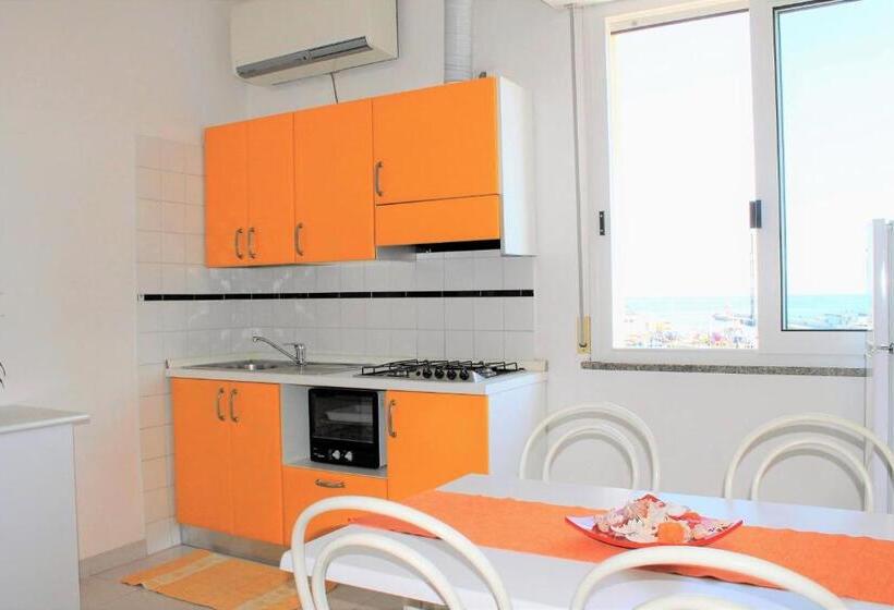 آپارتمان 1 خوابه با چشم‌انداز دریا, Residence Fiorella