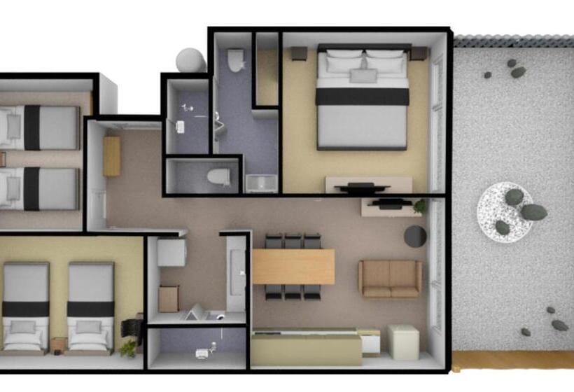 침실 1개 가든 전망 아파트, R&run Kyoto Serviced Apartment & Suites