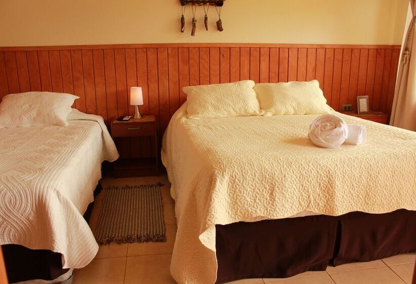 스탠다드 트리플 룸, Hosteria Y Camping Del Bosque Pucón