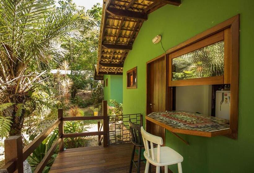 آپارتمان 1 خوابه با بالکن, Recanto Dos Pássaros Hospedaria Zen E Banho De Floresta Arua