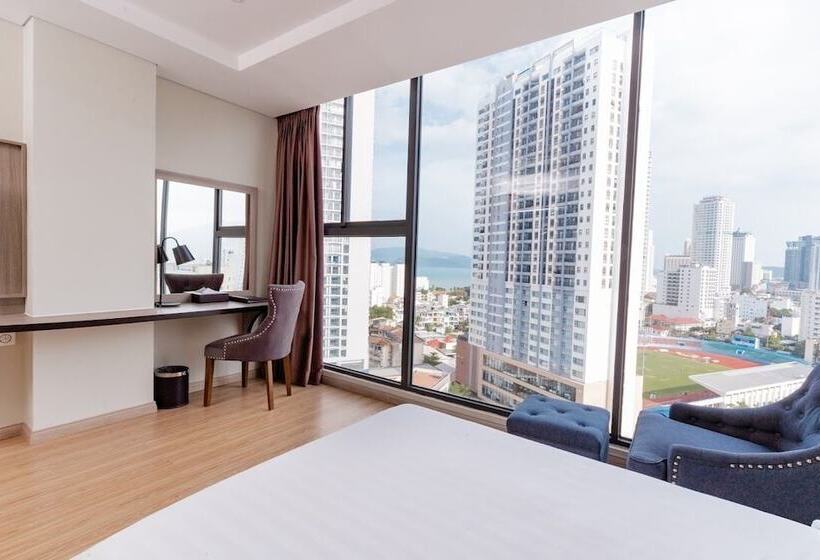 اتاق لوکس با چشم‌انداز دریا, Areca Hotel Nha Trang