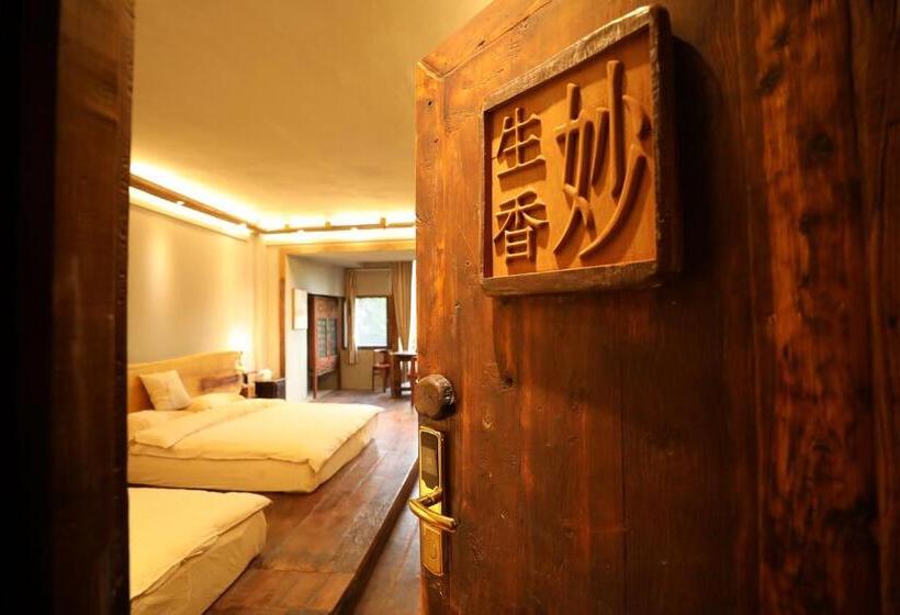اتاق استاندارد با چشم‌انداز باغ, Yunlu Lianxin Guesthouse
