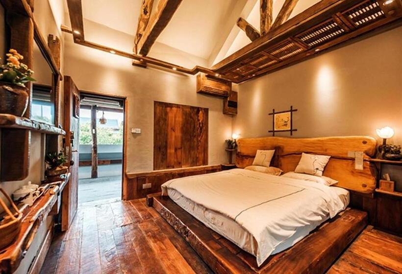 اتاق خانوادگی با چشم‌انداز باغ, Yunlu Lianxin Guesthouse