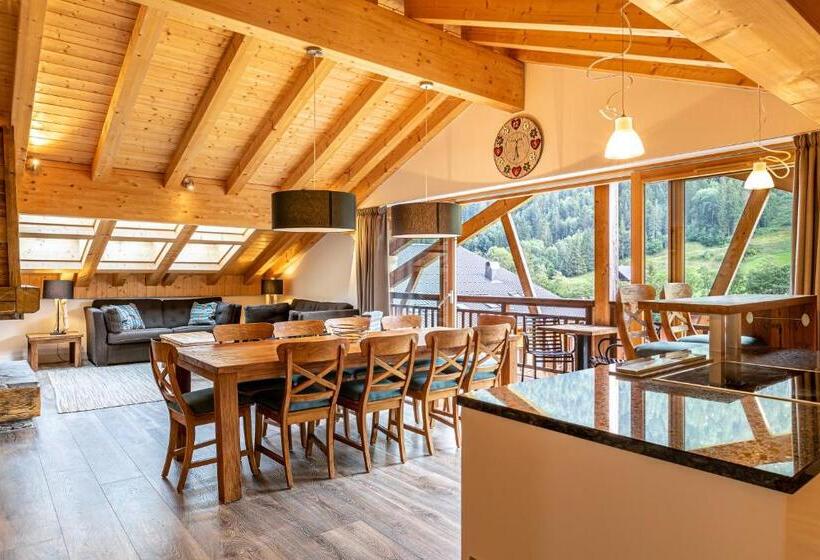 Апартаменты Пентхаус 1 Спальня, Oasis Les Portes Du Soleil Mountain Resort